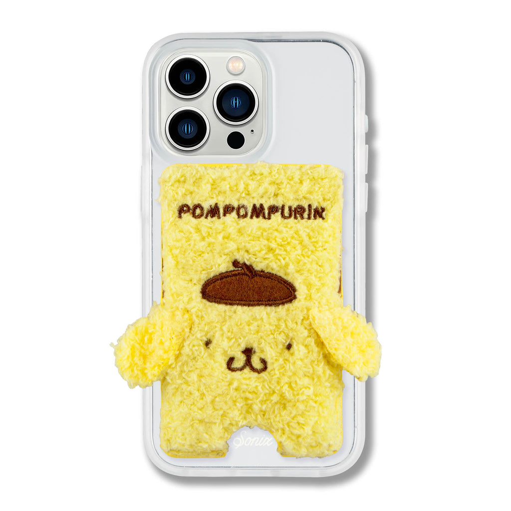 Pompompurin Sonix Old School Magnetic Plush Wallet