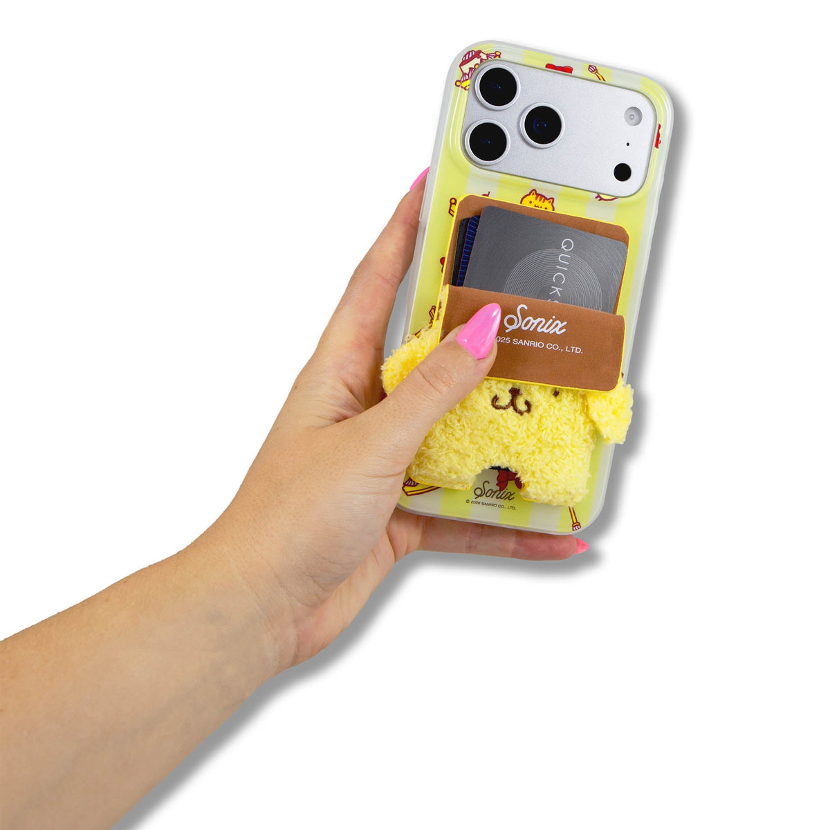 Pompompurin Sonix Old School Magnetic Plush Wallet