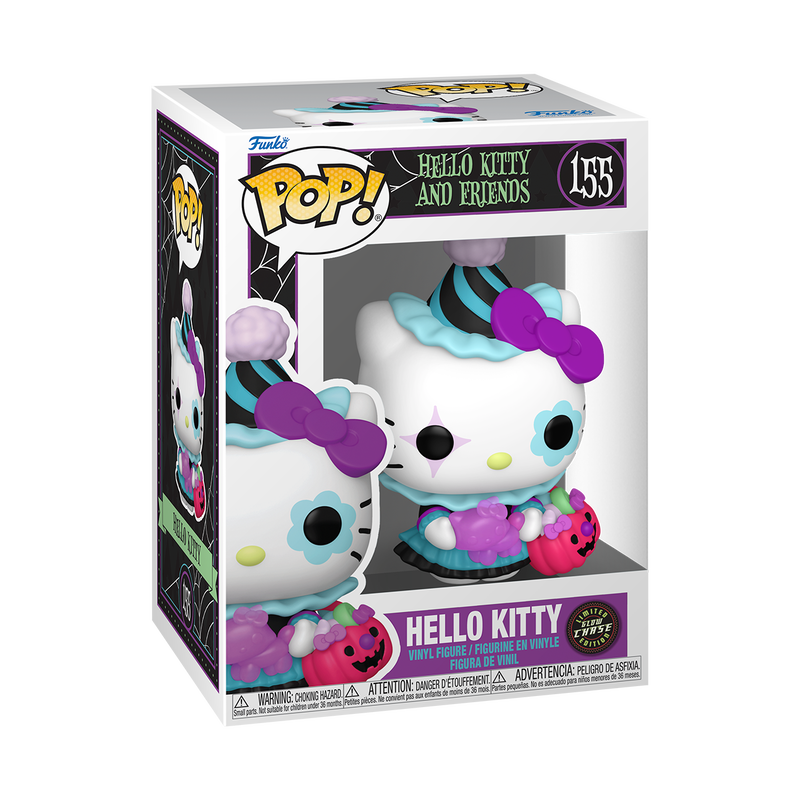 Hello Kitty Funko Pop Spooky Glow in the Dark Figure, No. 155