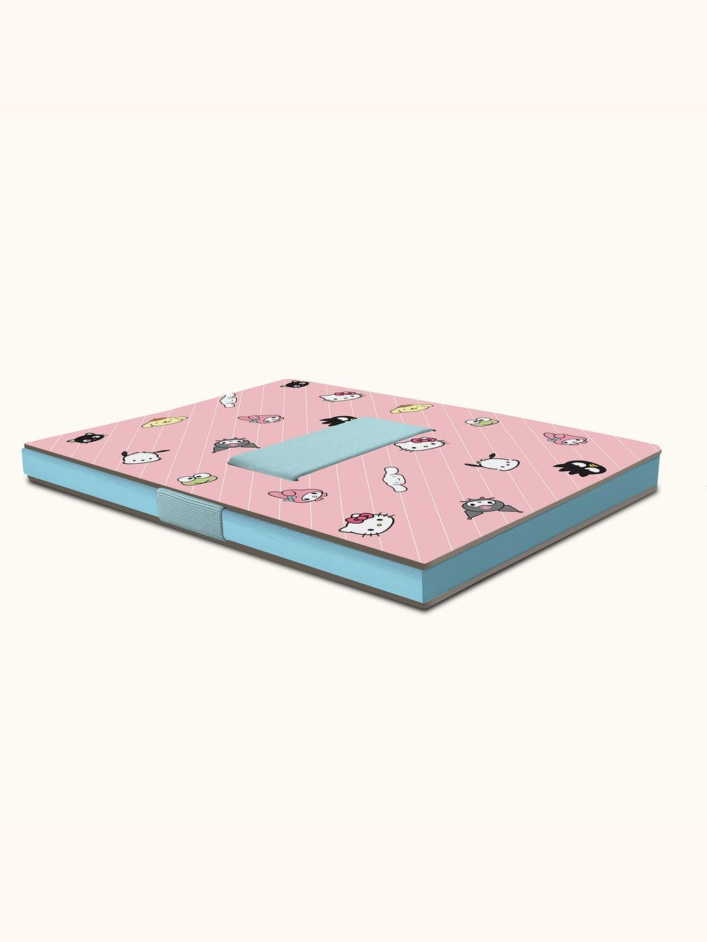 Hello Kitty And Friends Pink Pinstripe Casey Notebook With Phone Loop by Studio Oh