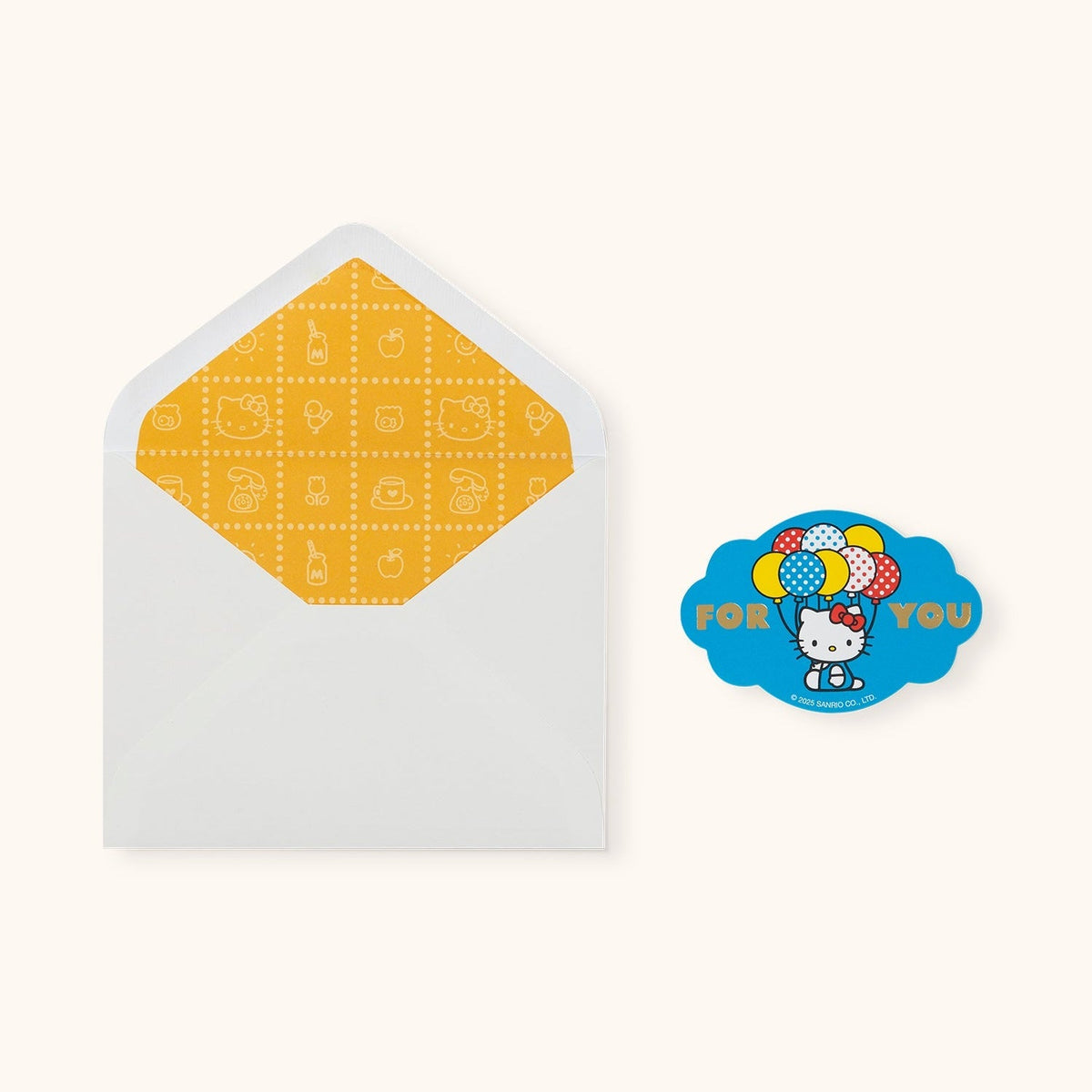 Hello Kitty Retro Red Happy Birthday Deluxe Greeting Card