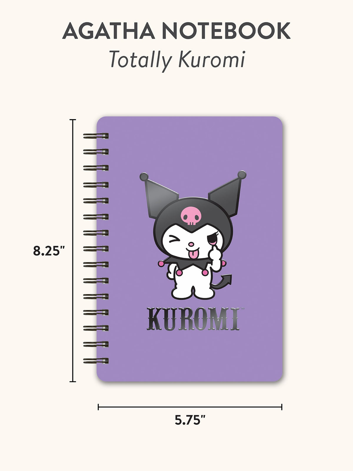 Kuromi Studio Oh! Agatha Wire-O Notebook
