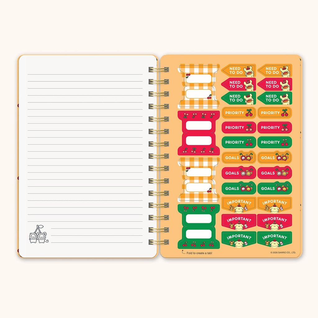 Pompompurin Cherries Agatha Notebook by Studio Oh