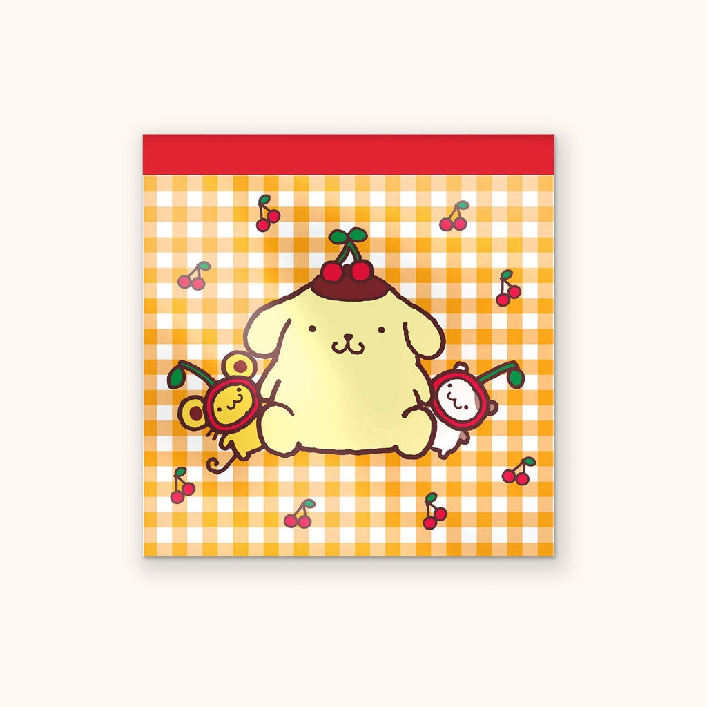 Pompompurin x Studio Oh! Cherries Mini Notepad