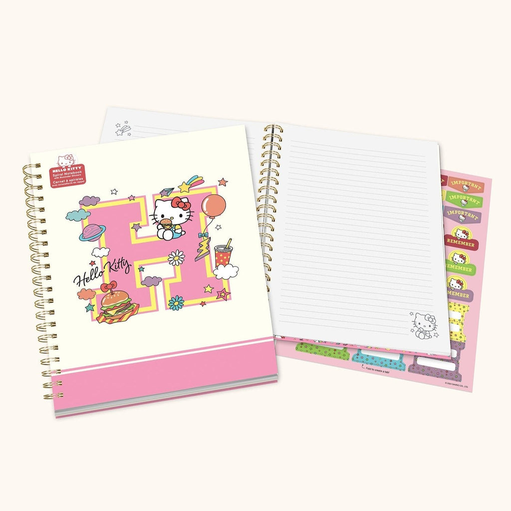 Hello Kitty College Letters Extra Large Spiral Notebook by Studio Oh