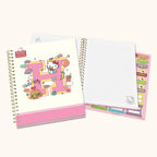 Hello Kitty College Letters Extra Large Spiral Notebook by Studio Oh