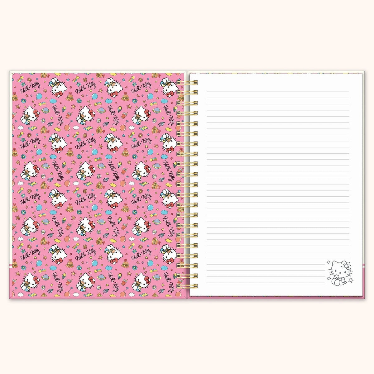 Hello Kitty College Letters Extra Large Spiral Notebook by Studio Oh
