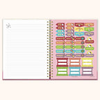 Hello Kitty College Letters Extra Large Spiral Notebook by Studio Oh