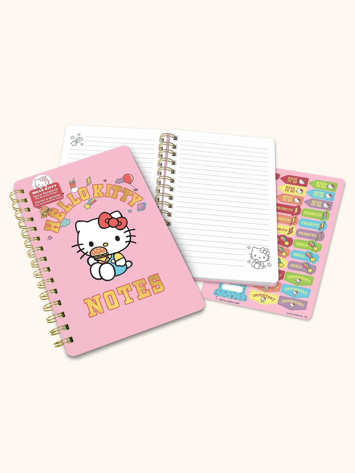 Hello Kitty College Letters Agatha Softcover Notebook by Studio Oh