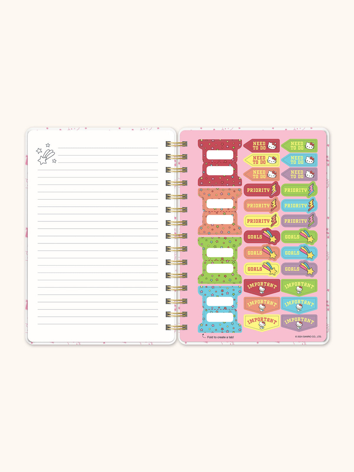 Hello Kitty College Letters Agatha Softcover Notebook by Studio Oh