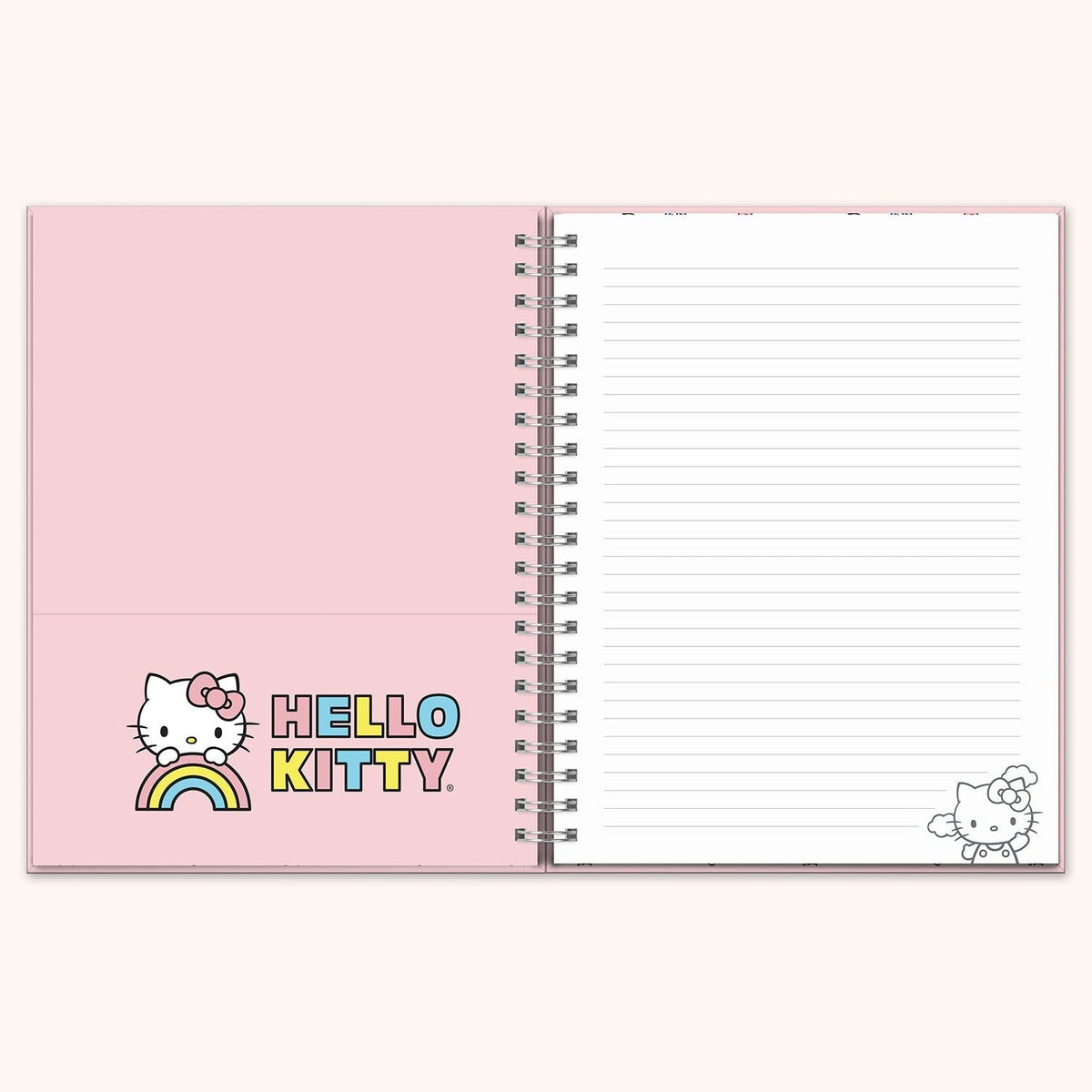 Hello Kitty Classic Pink Extra Large Spiral Notebook by Studio Oh