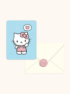 Hello Kitty Classic Pink Note Cards and Wax Seals Set by Studio Oh