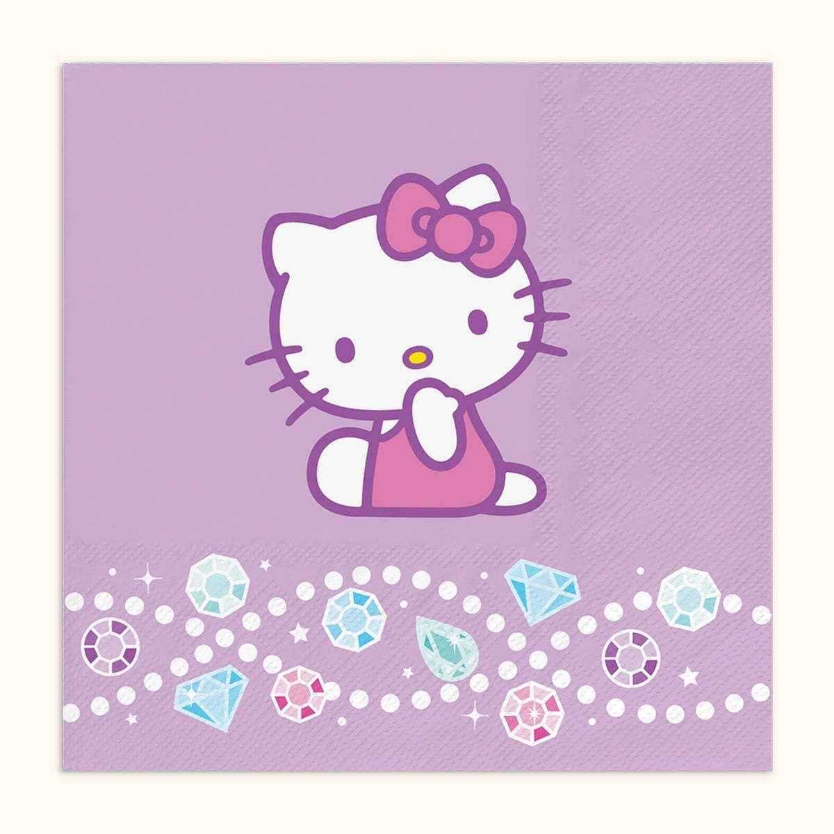 Hello Kitty x Studio Oh! Bejeweled Luncheon Napkins