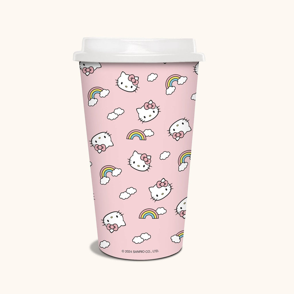 Hello Kitty x Studio Oh Rainbow Skies Paper Hot Cups, Set of 8