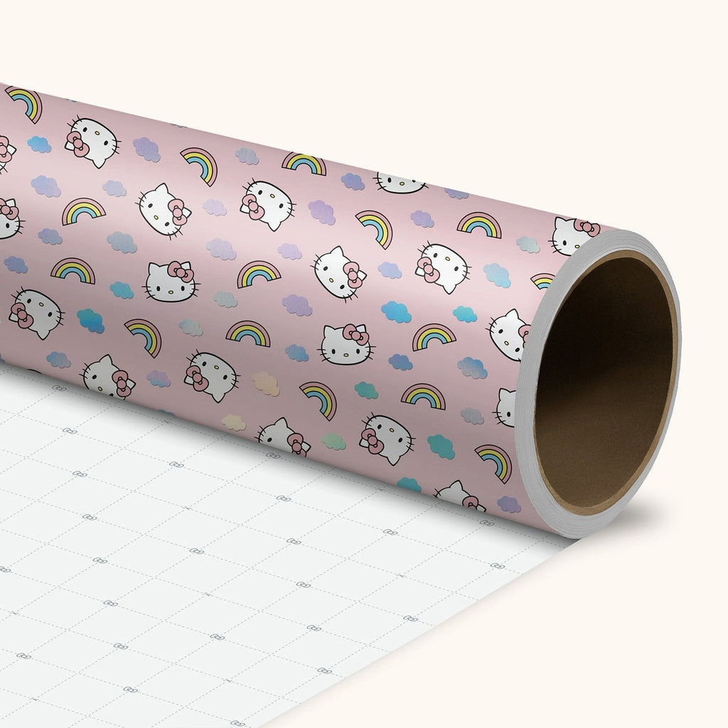 Hello Kitty Rainbow Skies Foil Gift Wrap Paper