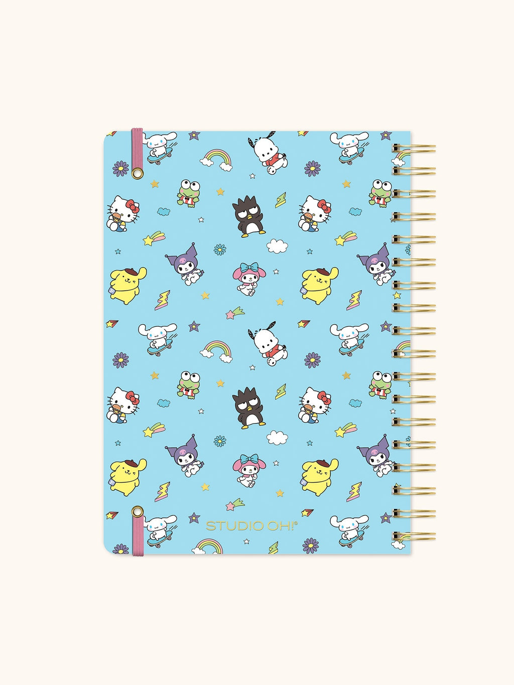 Hello Kitty and Friends Studio Oh College Letters Tri Tab Planner