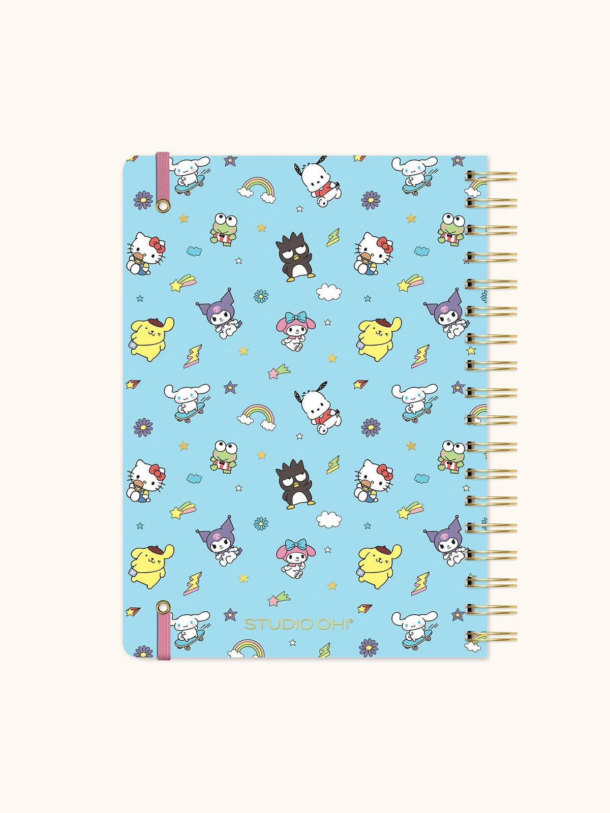 Hello Kitty and Friends Studio Oh College Letters Tri Tab Planner