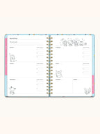 Hello Kitty and Friends Studio Oh College Letters Tri Tab Planner