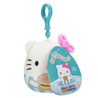 Hello Kitty Squishmallow Burger Plush Mascot Clip