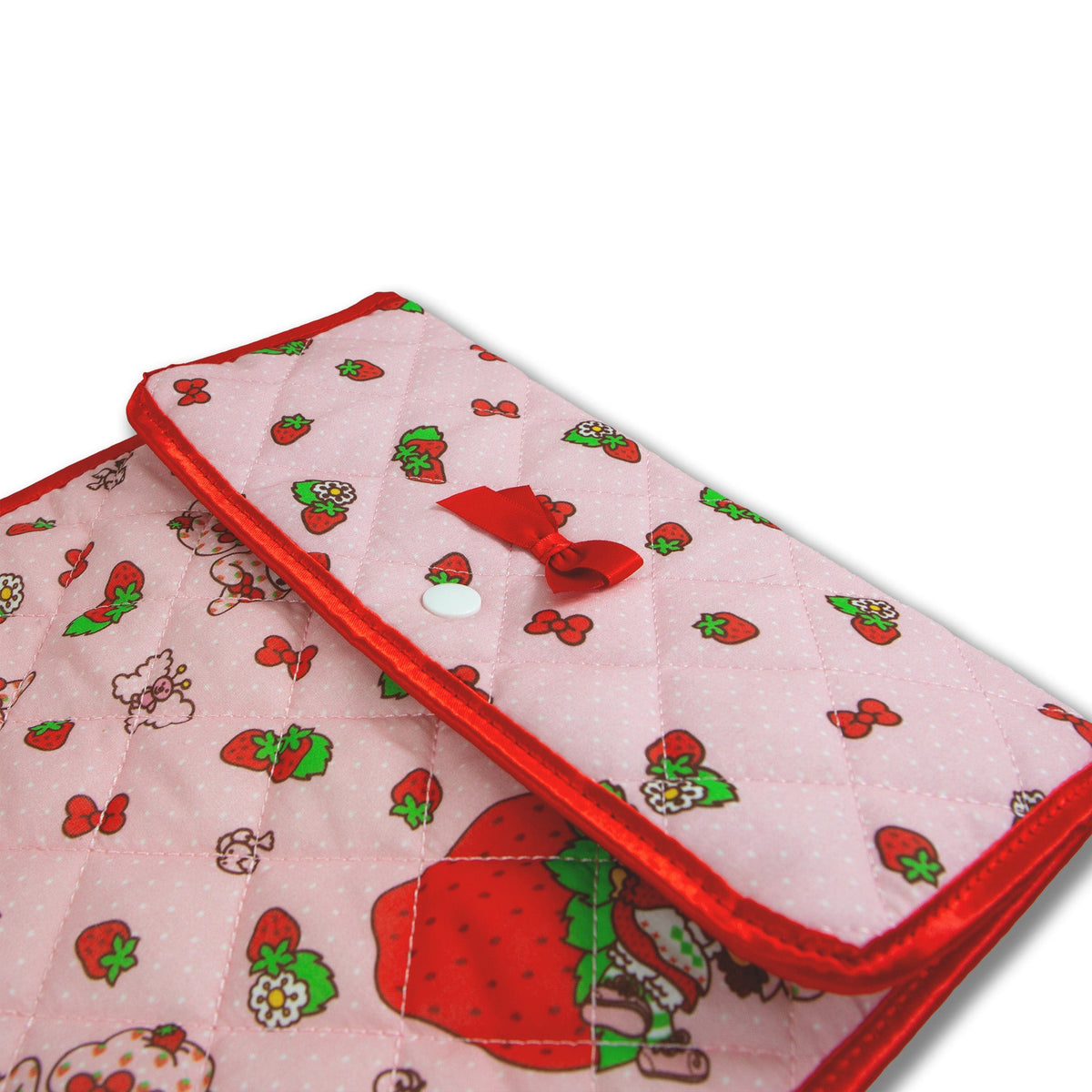 My Melody X Strawberry Shortcake Quilted Laptop Sleeve by Sonix