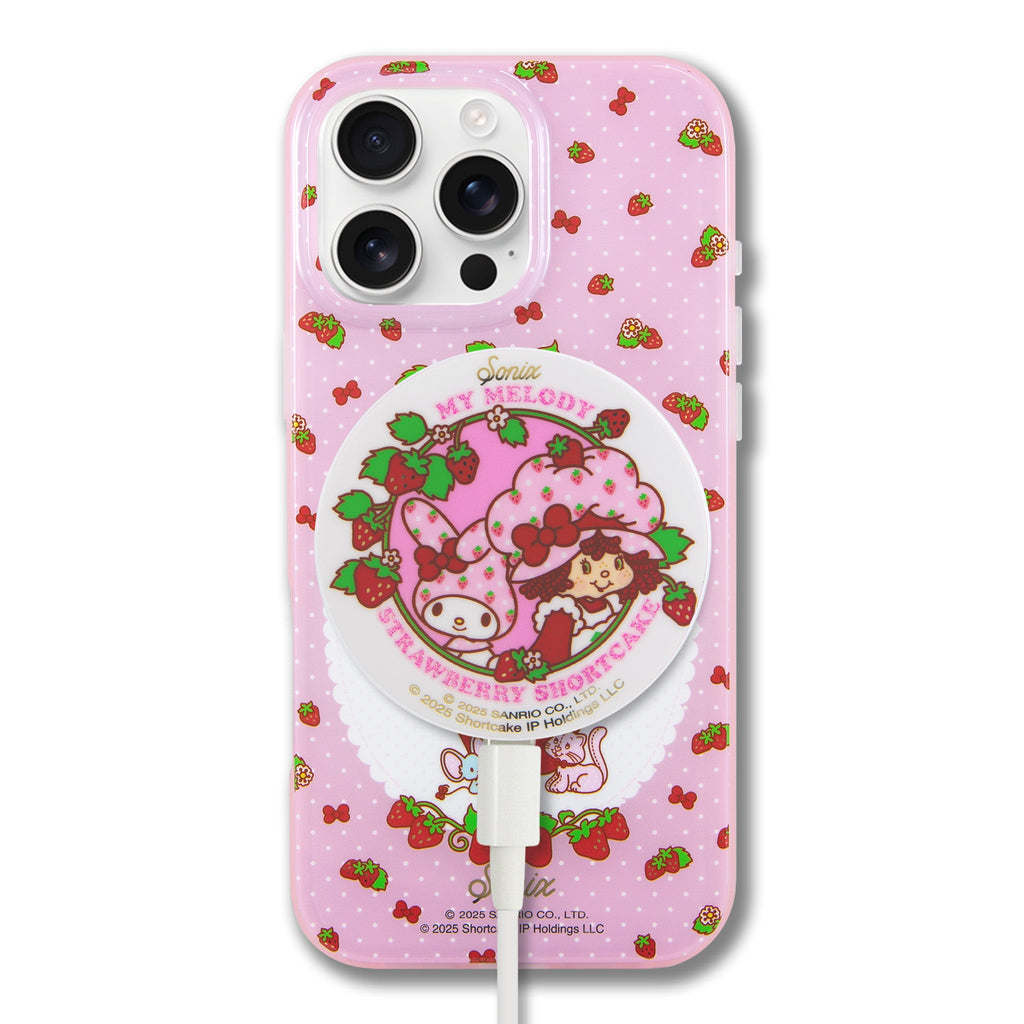 My Melody X Strawberry Shortcake MagLink Magnetic Wireless Charger by Sonix