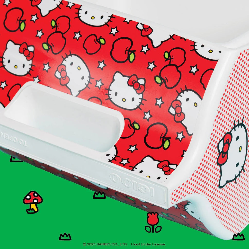 Hello Kitty x Igloo Apples Little Playmate 7 Qt Cooler, Red