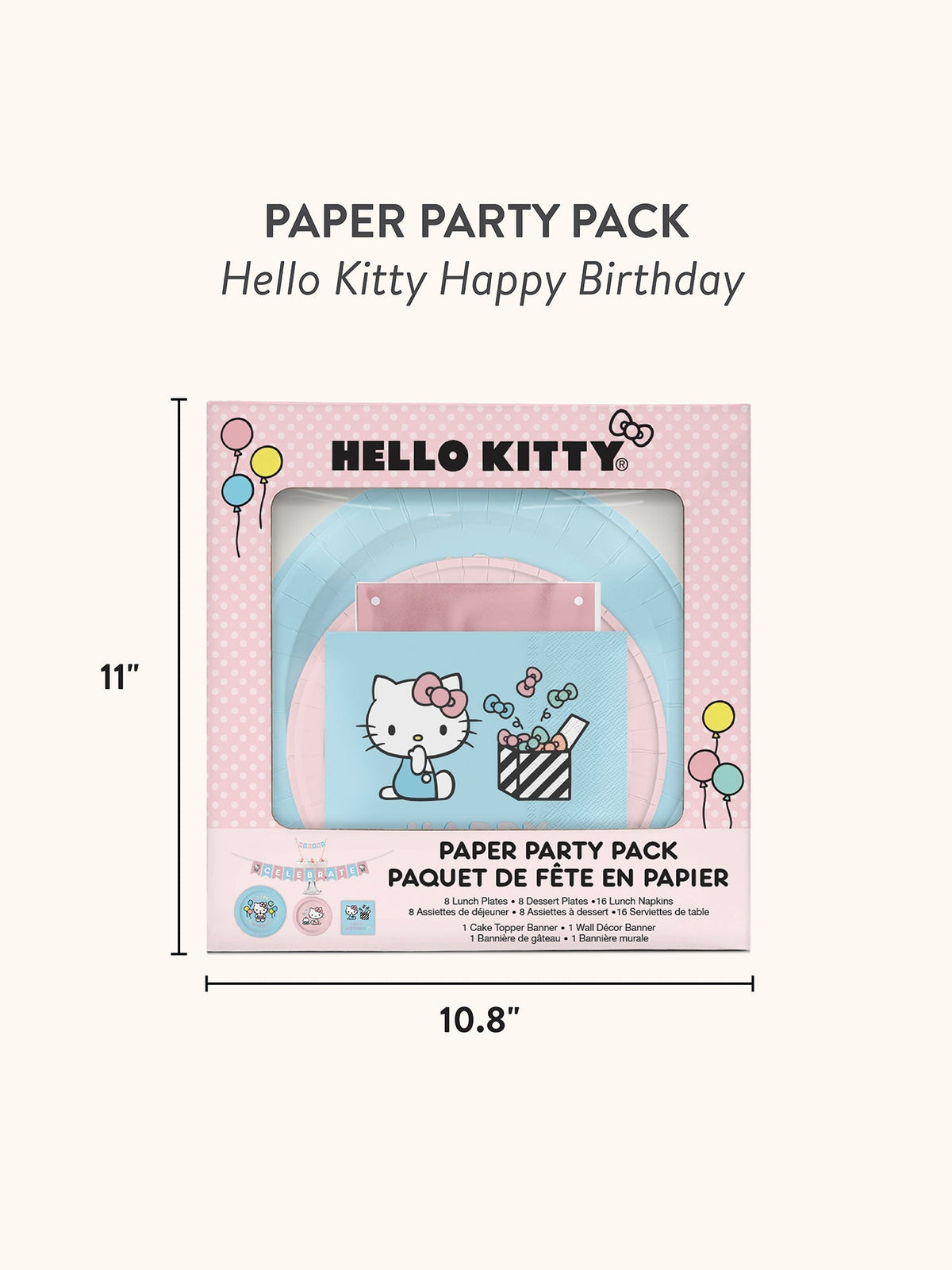 Hello Kitty Happy Birthday Paper Party Pack by Studio Oh