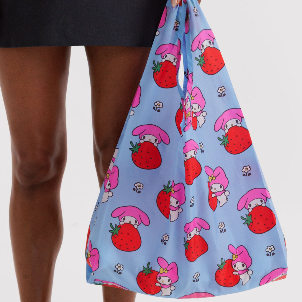 My Melody x Baggu Standard Reusable Bag, Strawberry