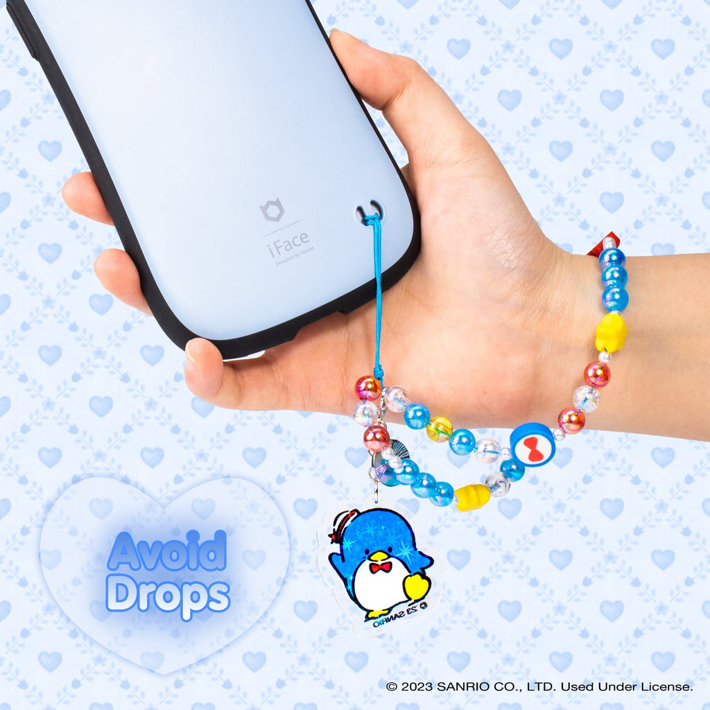 Tuxedosam Beaded Phone Wristlet Strap with Charm