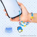 Tuxedosam Beaded Phone Wristlet Strap with Charm