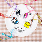 Tuxedosam Beaded Phone Wristlet Strap with Charm