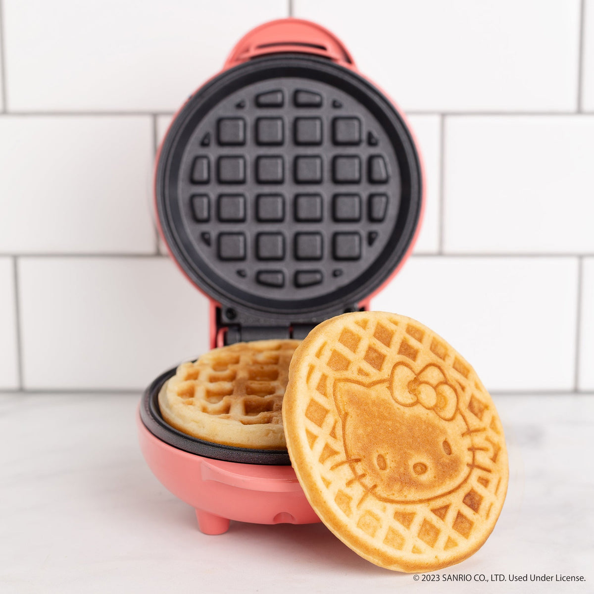 Hello Kitty All-Over Print Mini Waffle Maker