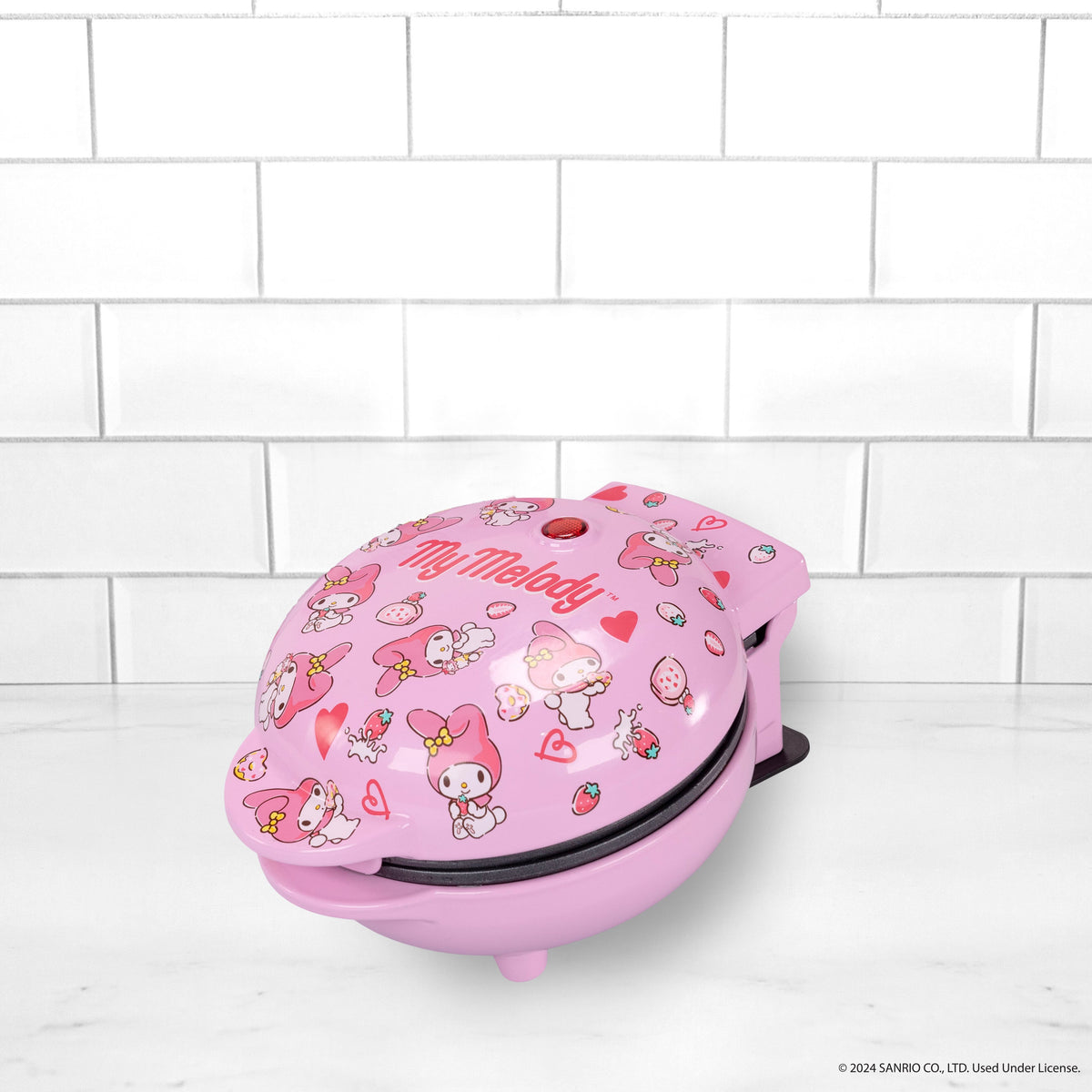 My Melody Compact Non-Stick Mini Waffle Maker