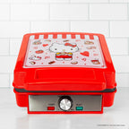 Hello Kitty Red Deluxe Adjustable Browning Waffle Maker