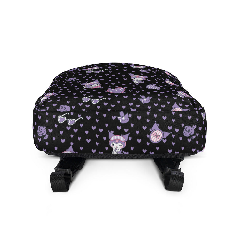 Kuromi Sleepover Allover Print Backpack