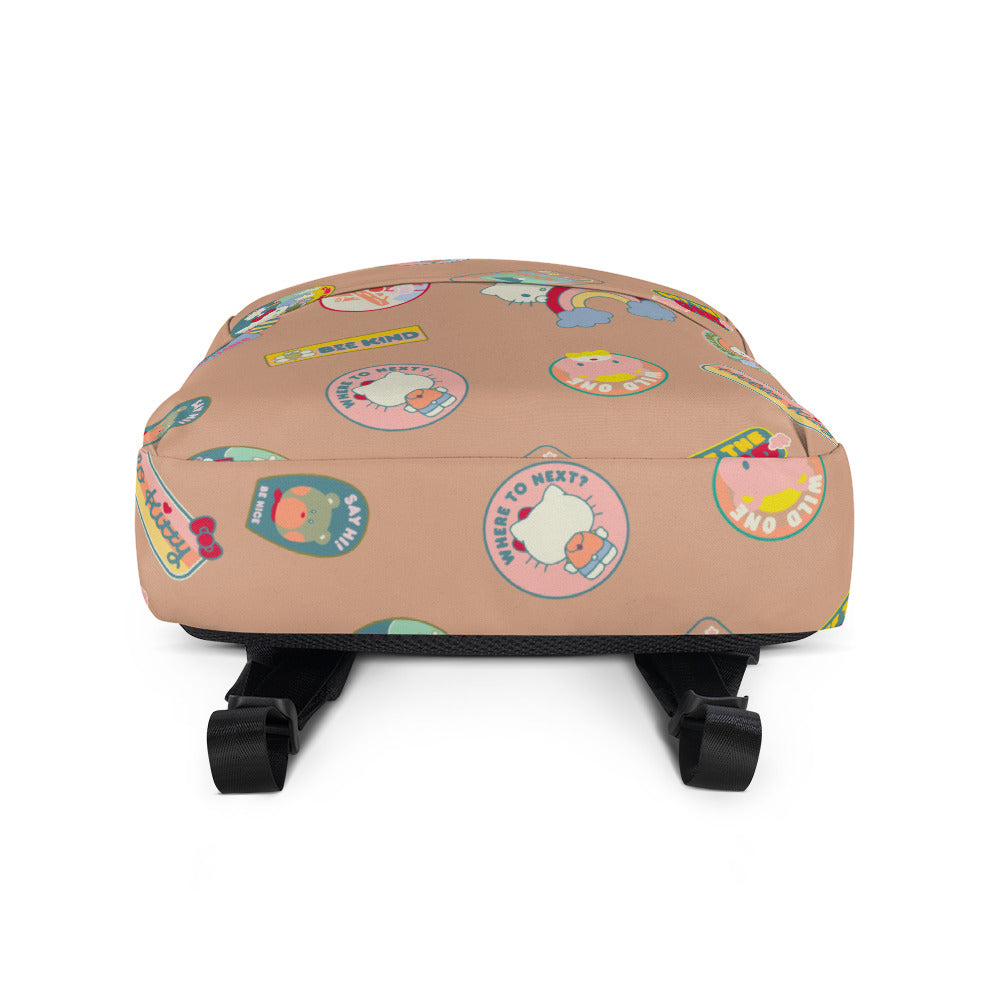 Hello Kitty Adventure Camp Allover Print Backpack