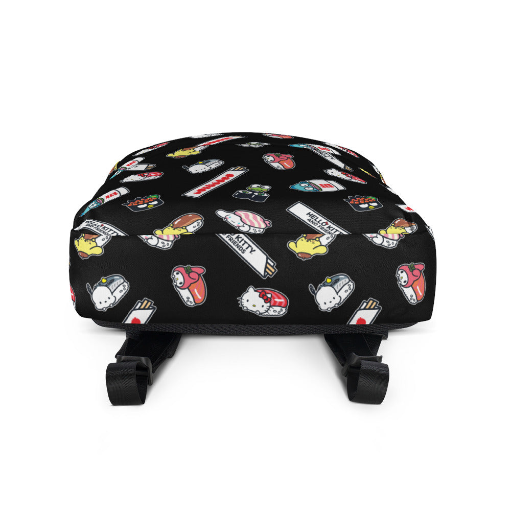 Hello Kitty and Friends Sushi Time Allover Print Backpack