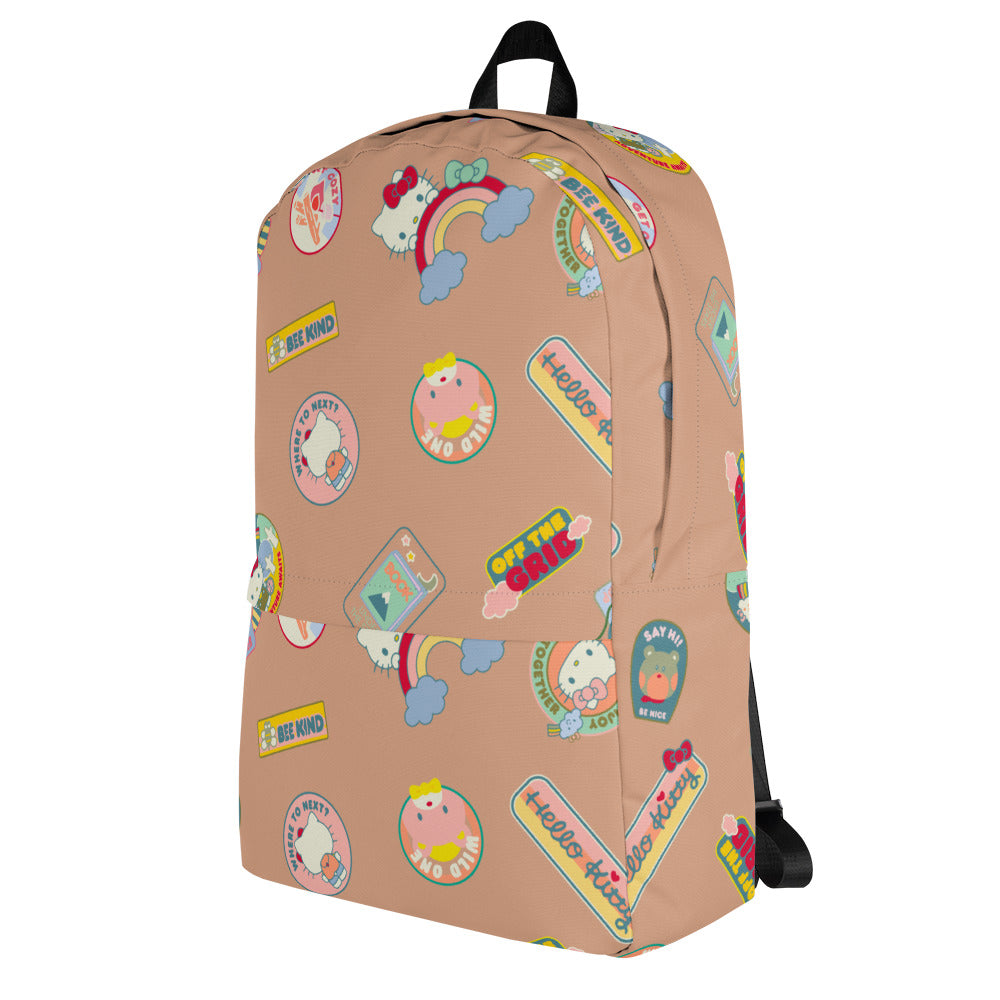 Hello Kitty Adventure Camp Allover Print Backpack