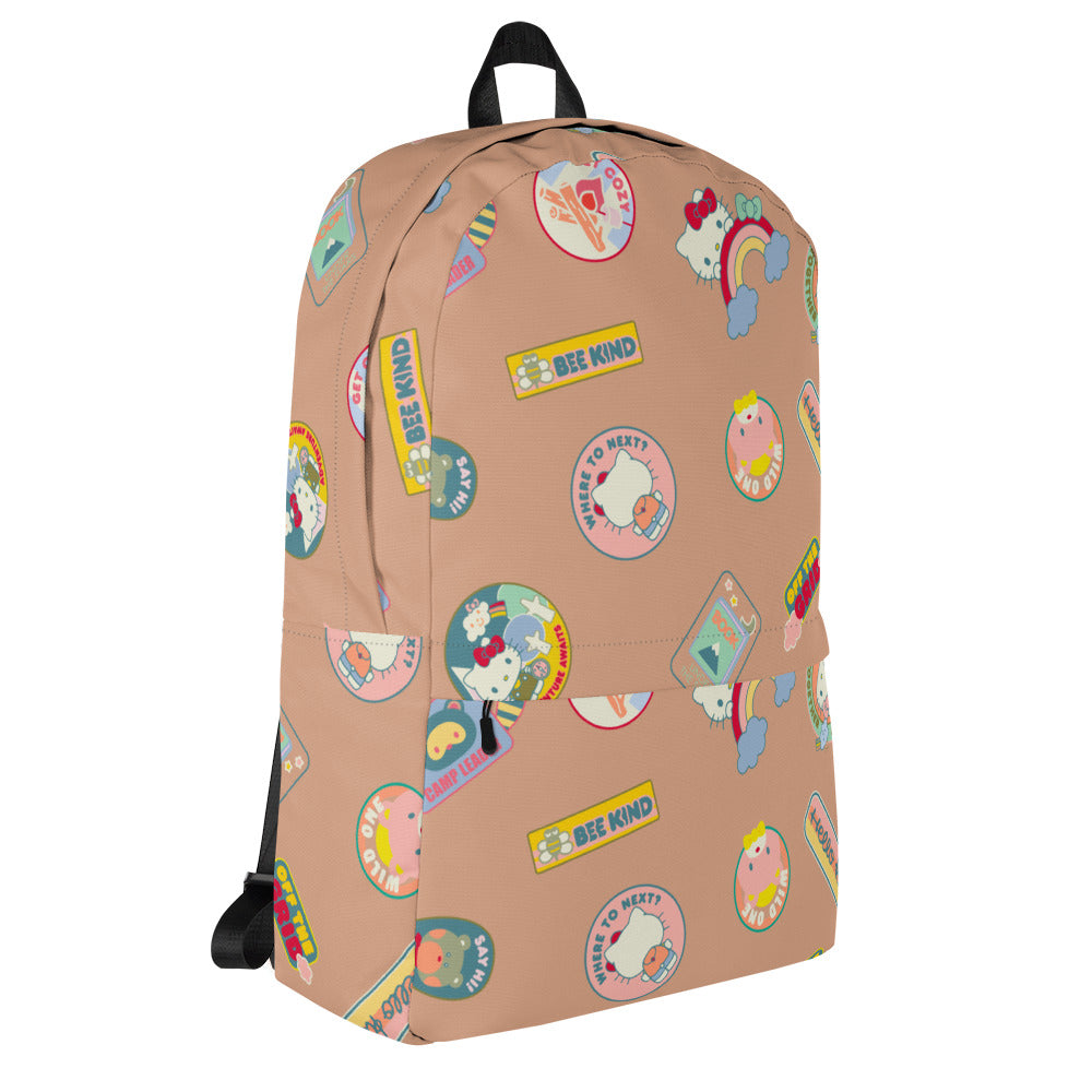 Hello Kitty Adventure Camp Allover Print Backpack