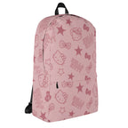 Hello Kitty Pink Western Allover Print Backpack