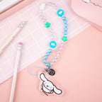 Cinnamoroll Beaded Charm Phone Wrist Strap
