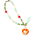 Hello Kitty Apple Beaded Charm Mobile Phone Wrist Strap
