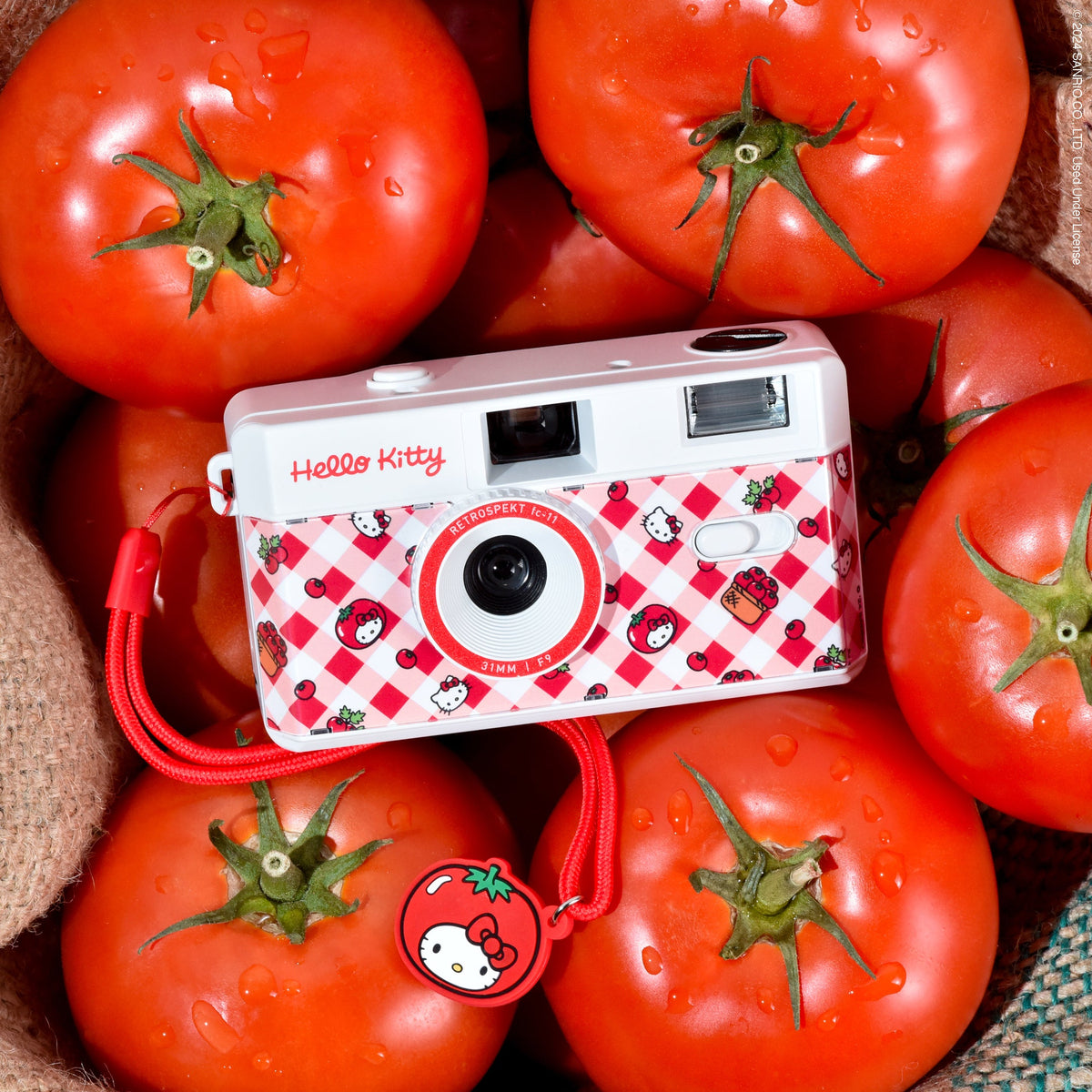 Hello Kitty Tomatoes FC-11 35mm Film Camera