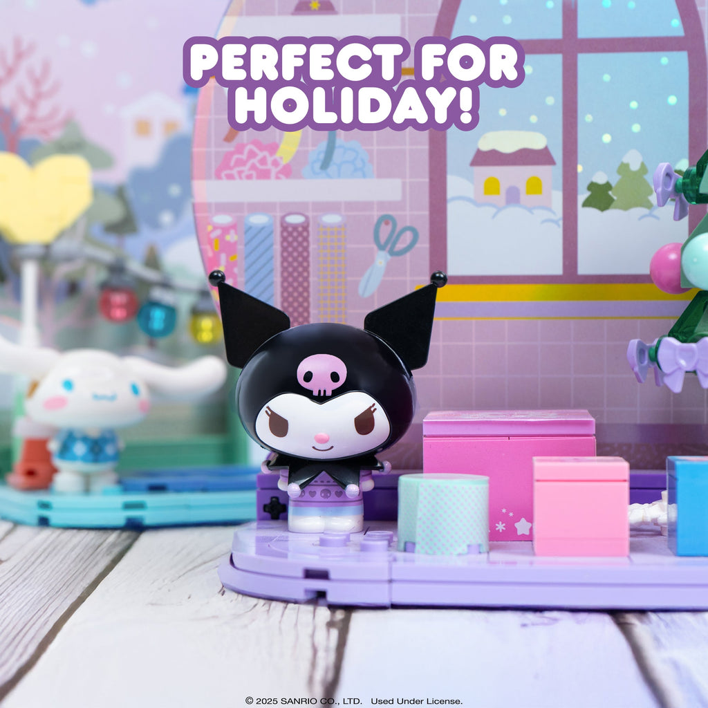 Kuromi Holiday Collection Building Blocks Set With Figure