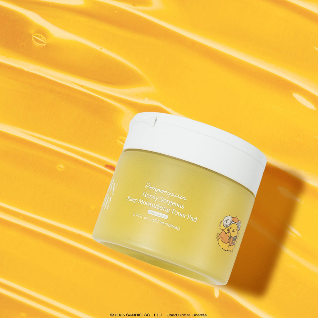 Pompompurin ByUR Honey Gorgeous Moisturizing Toner Pad, K-Spa Edition
