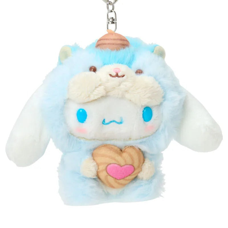 Cinnamoroll Fluffy Squirrel Plush Mascot Keychain