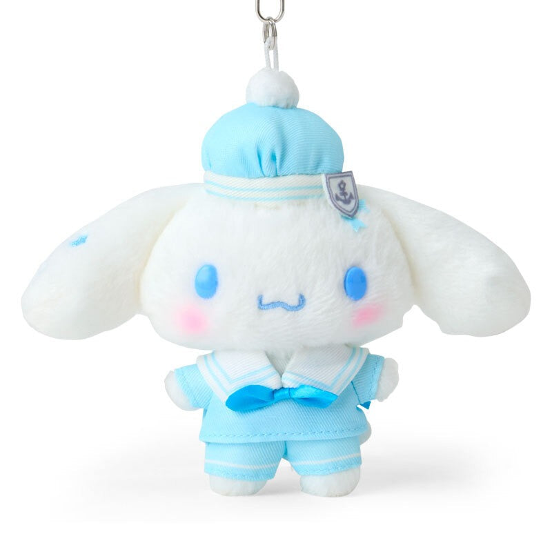 Cinnamoroll Sailor Plush Mascot Keychain With Embroidered Uniform