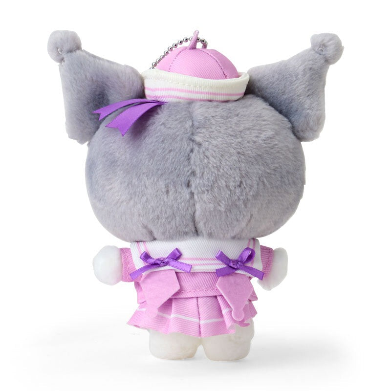 Kuromi Sailor Plush Mascot Keychain In Matching Uniform