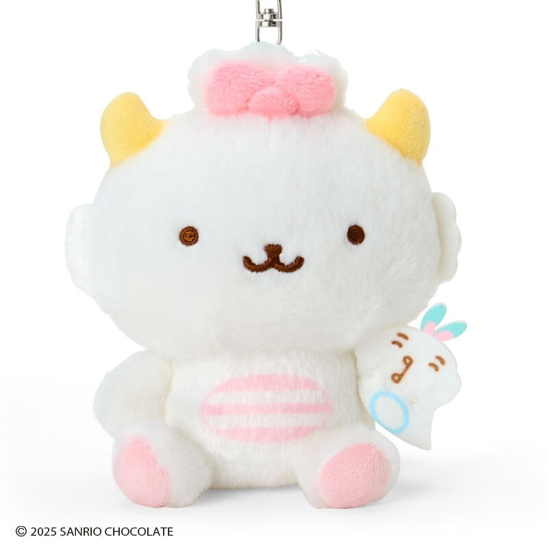 Gaopowerroo and Piyo Omelette Rice Plush Mascot Keychain