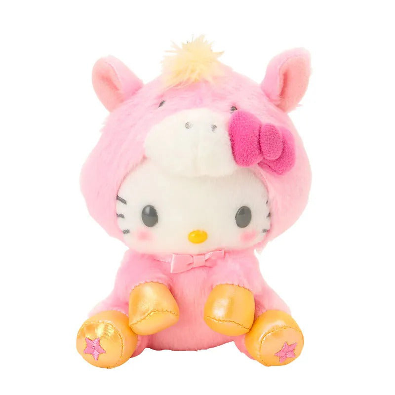Hello Kitty 2026 Plush Mascot Keychain, Lucky Zodiac Series